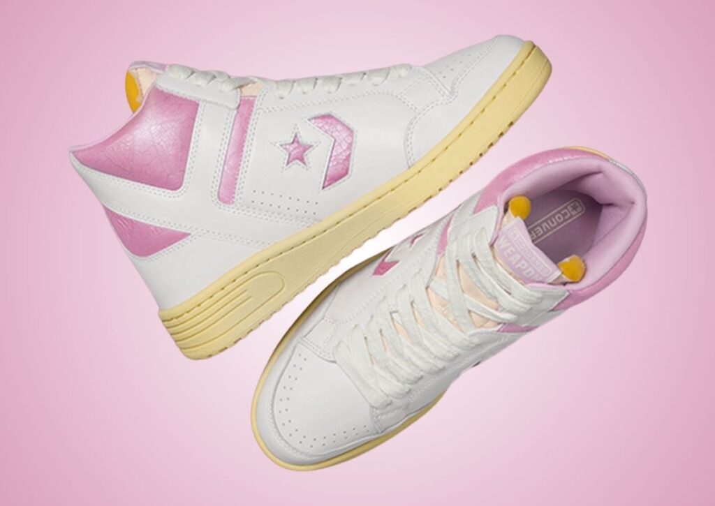 Shai Gilgeous-Alexander Converse Weapon Leather White Pink A13355C