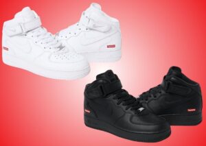 Supreme x Nike Air Force 1 Mid Releases August 2024