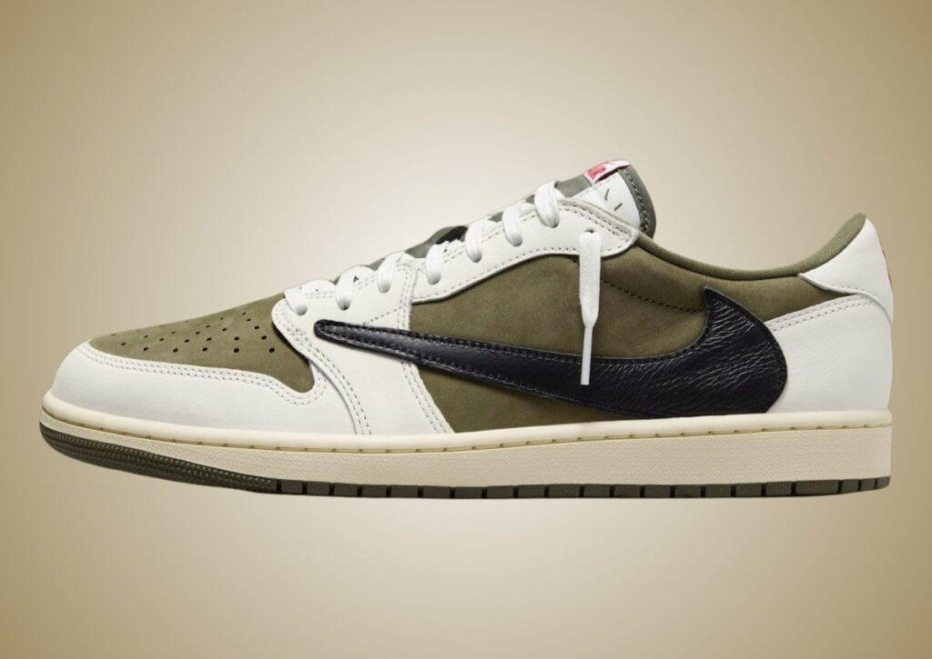 Travis Scott Air Jordan 1 Low OG Medium Olive DM7866-200 Release Info