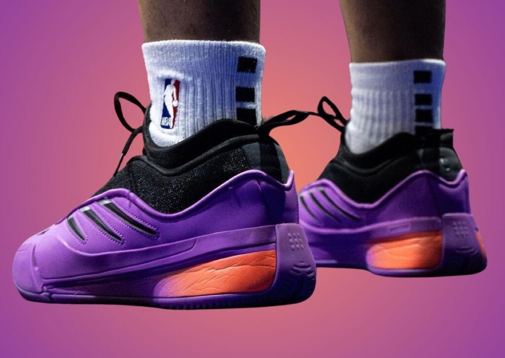 adidas Dame 9 Playoffs Purple Burst On-Feet