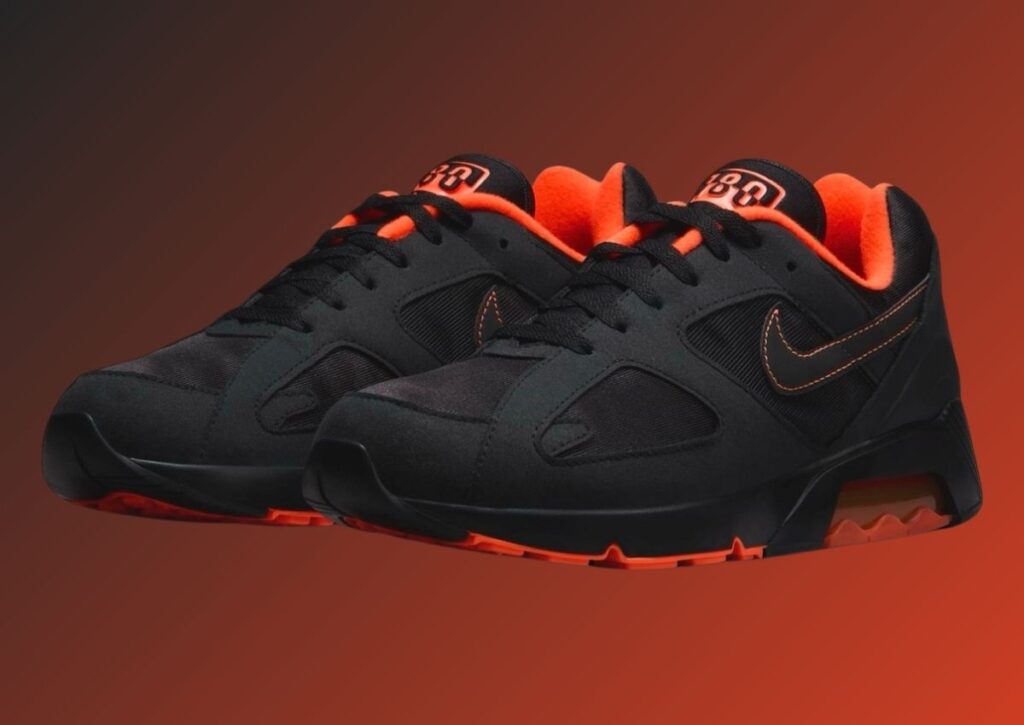 Nike Air 180 Black Hyper Crimson FJ9259 002 SneakerFiles