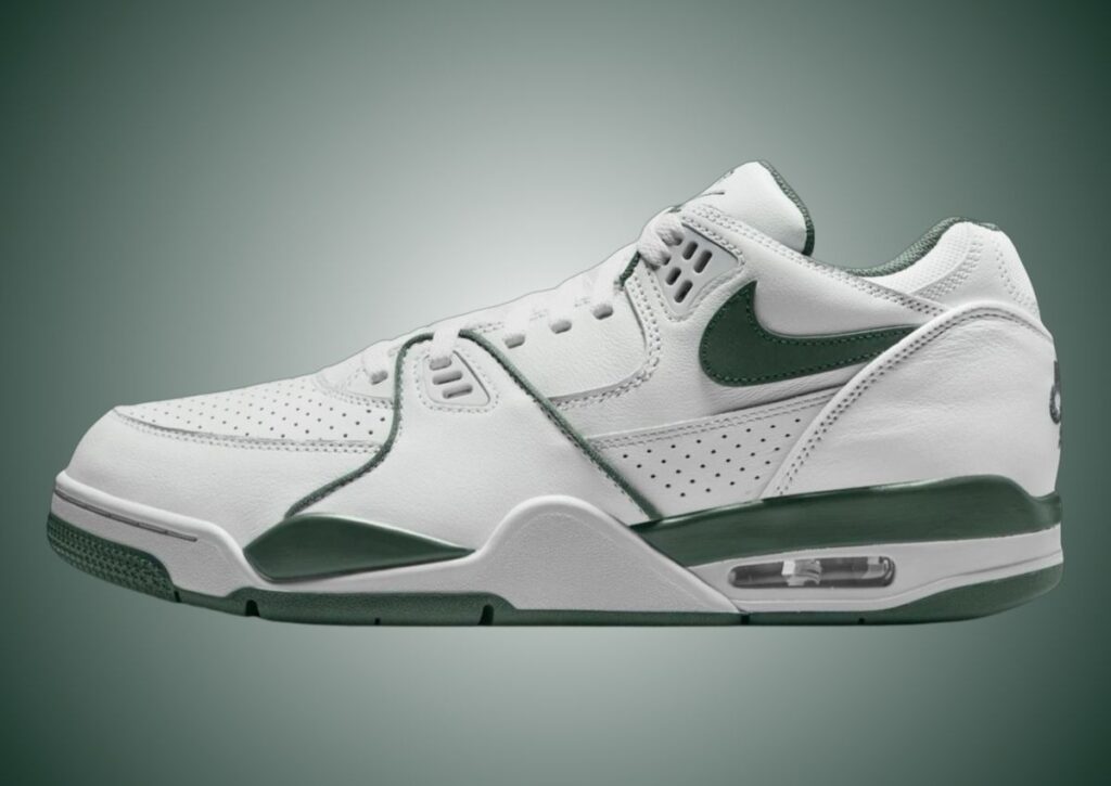 Nike Air Flight 89 Low White Gorge Green FQ8256-101