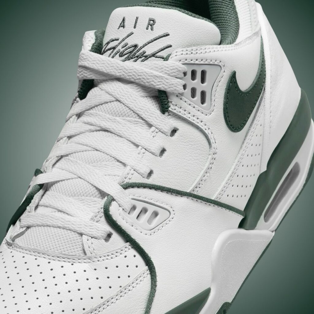 Nike Air Flight 89 Low White Gorge Green FQ8256-101