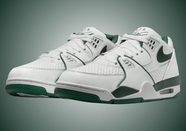 Nike Air Flight 89 Low White Gorge Green FQ8256-101