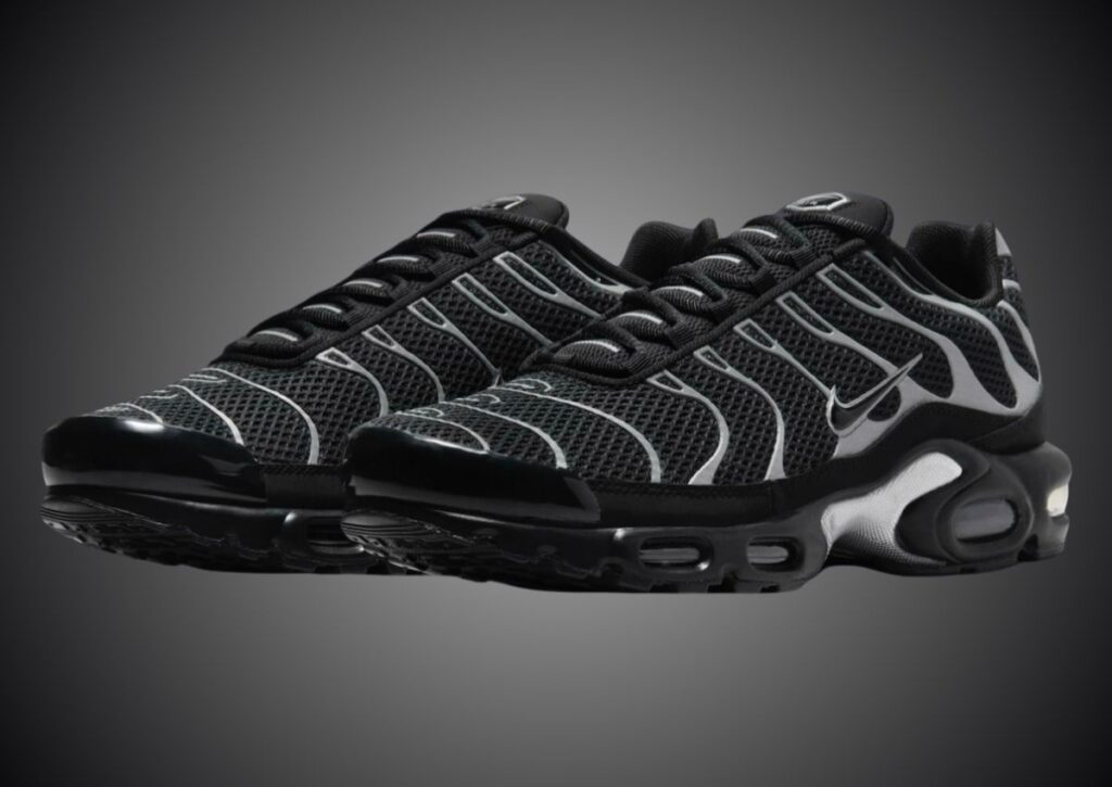 Air max black silver online