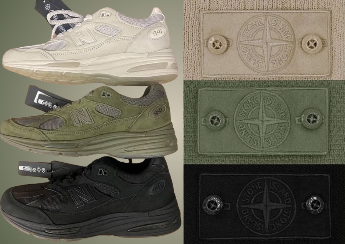 Stone Island x New Balance 991v2 Ghost Pack SneakerFiles