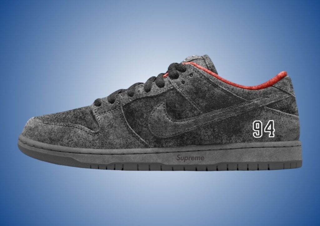 Supreme Nike SB Dunk Low Black HQ8487-001 2025