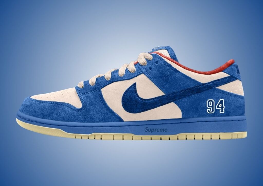 Supreme Nike SB Dunk Low Blue HQ8487-400 2025