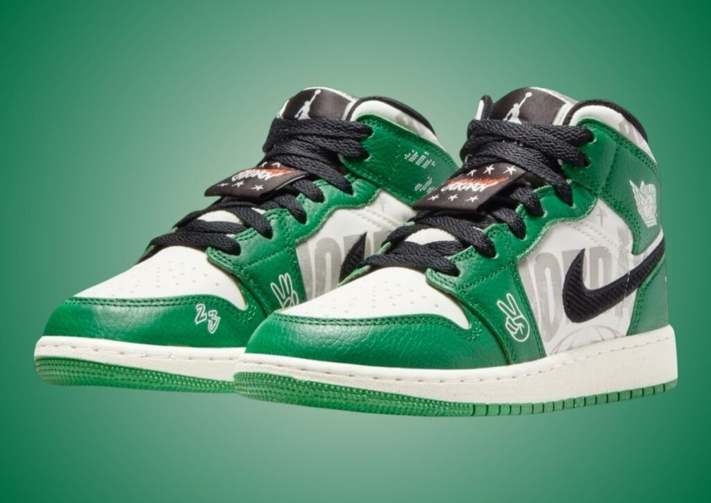 Nike air jordan retro 1 pine green online