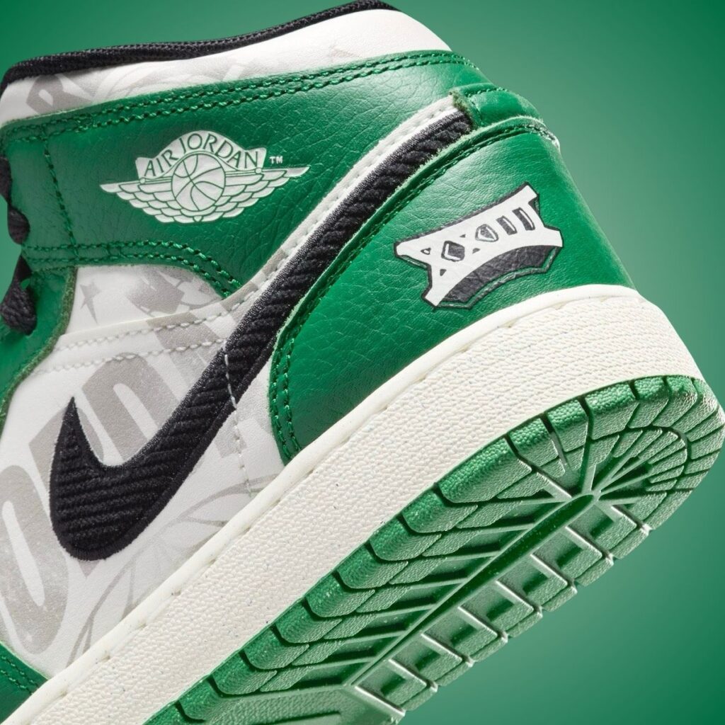 Air Jordan 1 Mid GS Pine Green HF3200-300