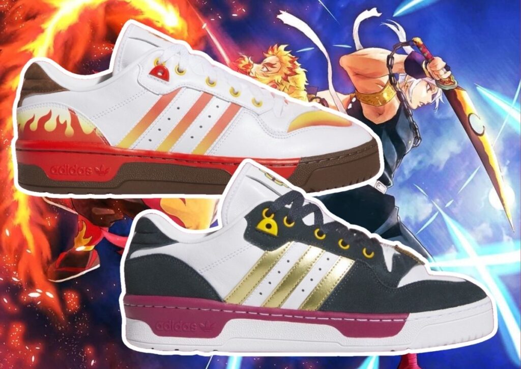 Demon Slayer adidas Rivalry Low Rengoku Tengen