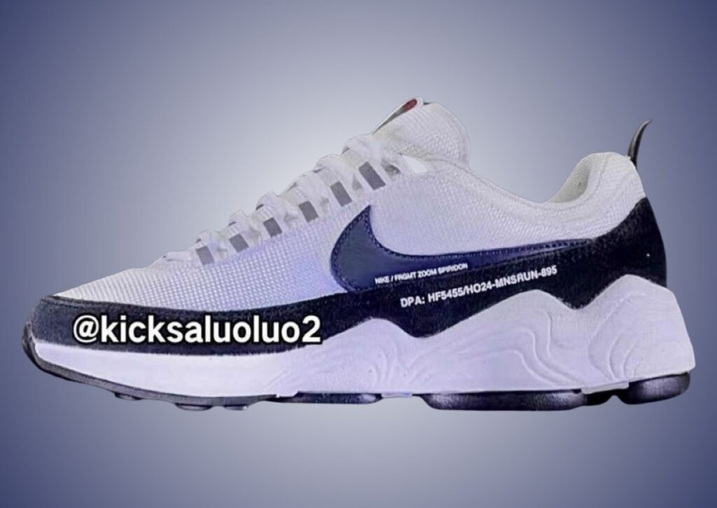 Fragment Nike Air Zoom Spiridon White Blue Void HF5455-100