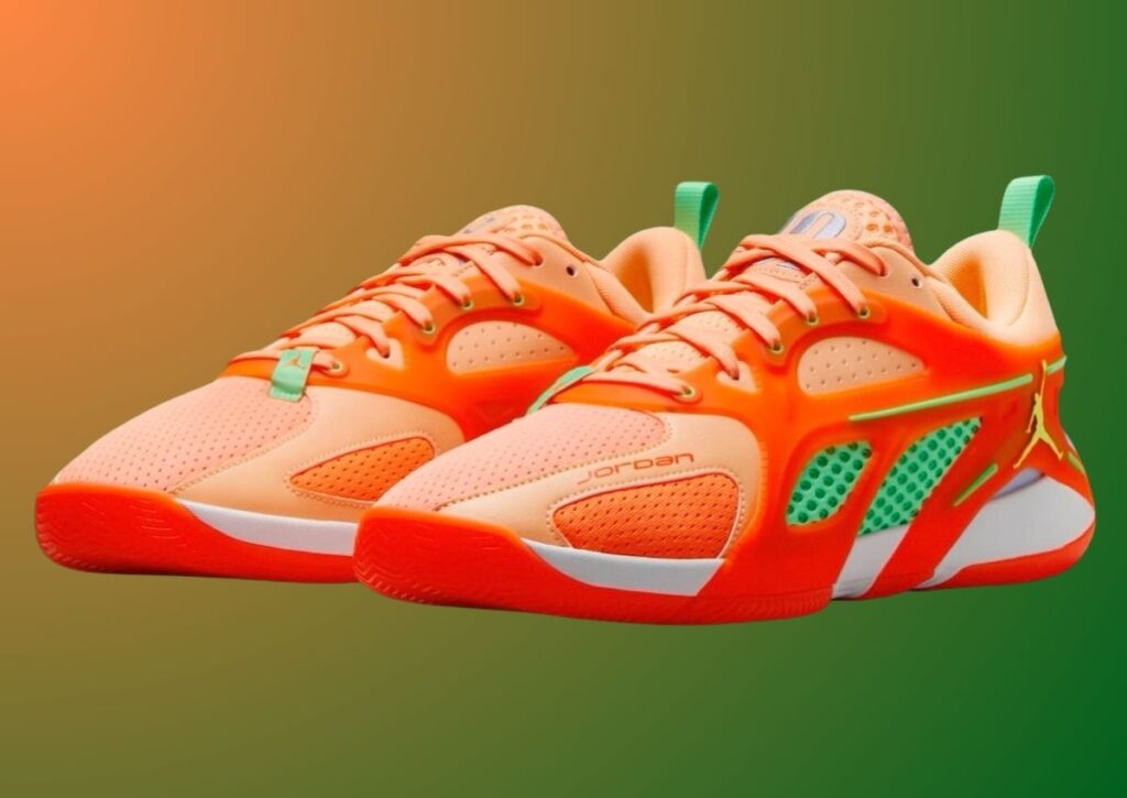 Orange basketball sneakers online