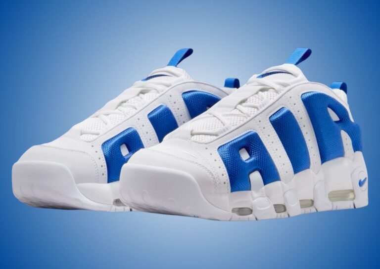 Nike Air More Uptempo Low White Hyper Royal FZ3055-101