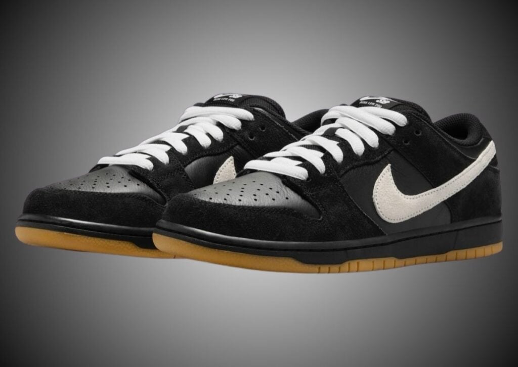 Nike SB Dunk Low Black White Gum HF3704 003 SneakerFiles