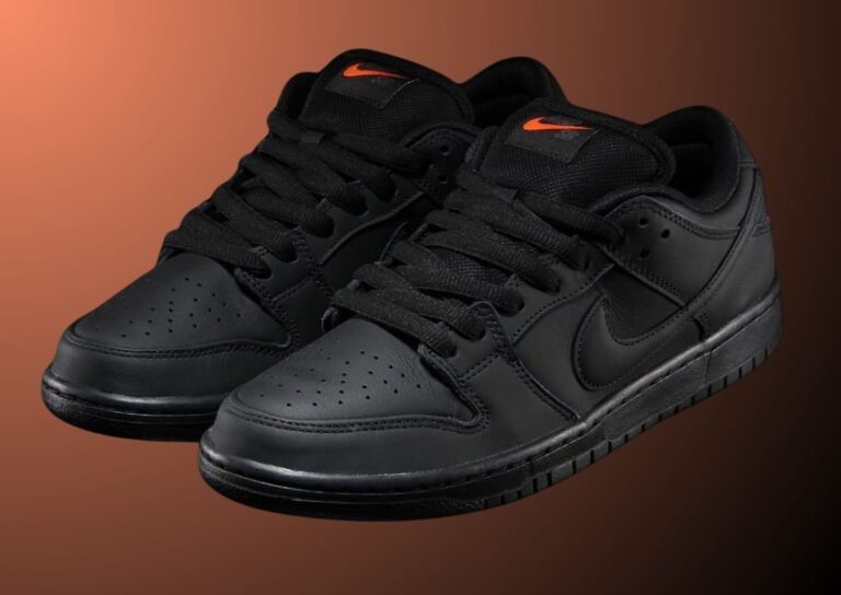 Nike SB Dunk Low Pro ISO Triple Black FJ1674-001