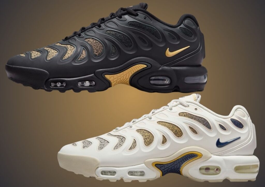 Gold and white air max plus on sale