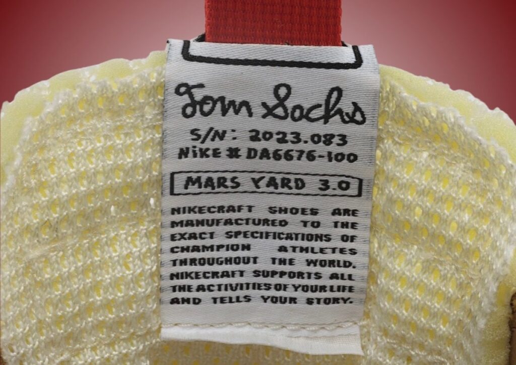 Tom Sachs NikeCraft Mars Yard Shoe 3.0