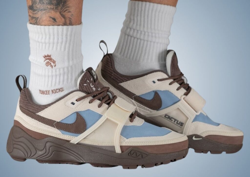 travis scott nike zoom field jaxx leche blue on feet 3 1024x725