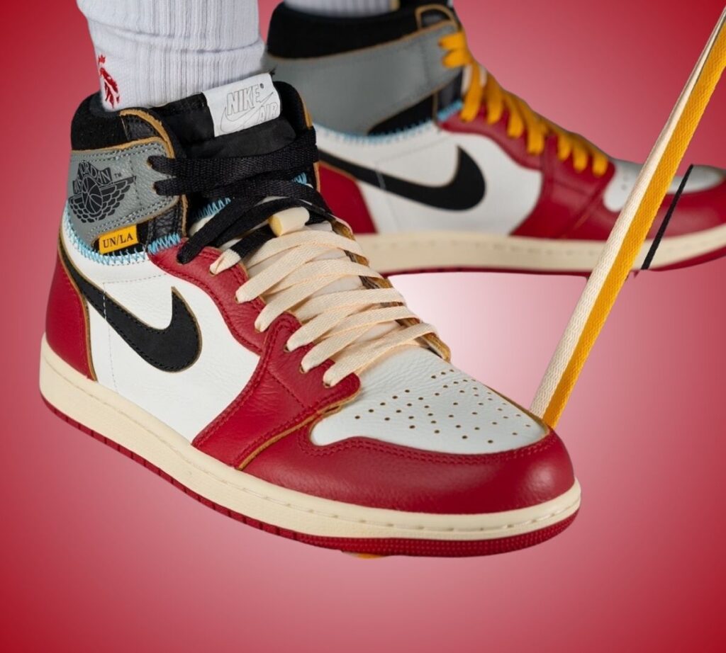 Union LA Air Jordan 1 High OG Chicago Shadow On-Foot