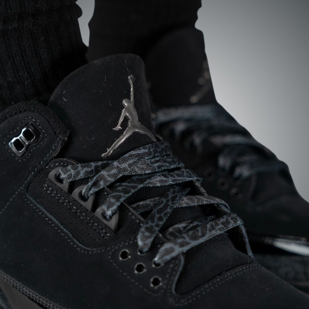 Air Jordan 3 Black Cat 2025 CT8532-001 On-Feet