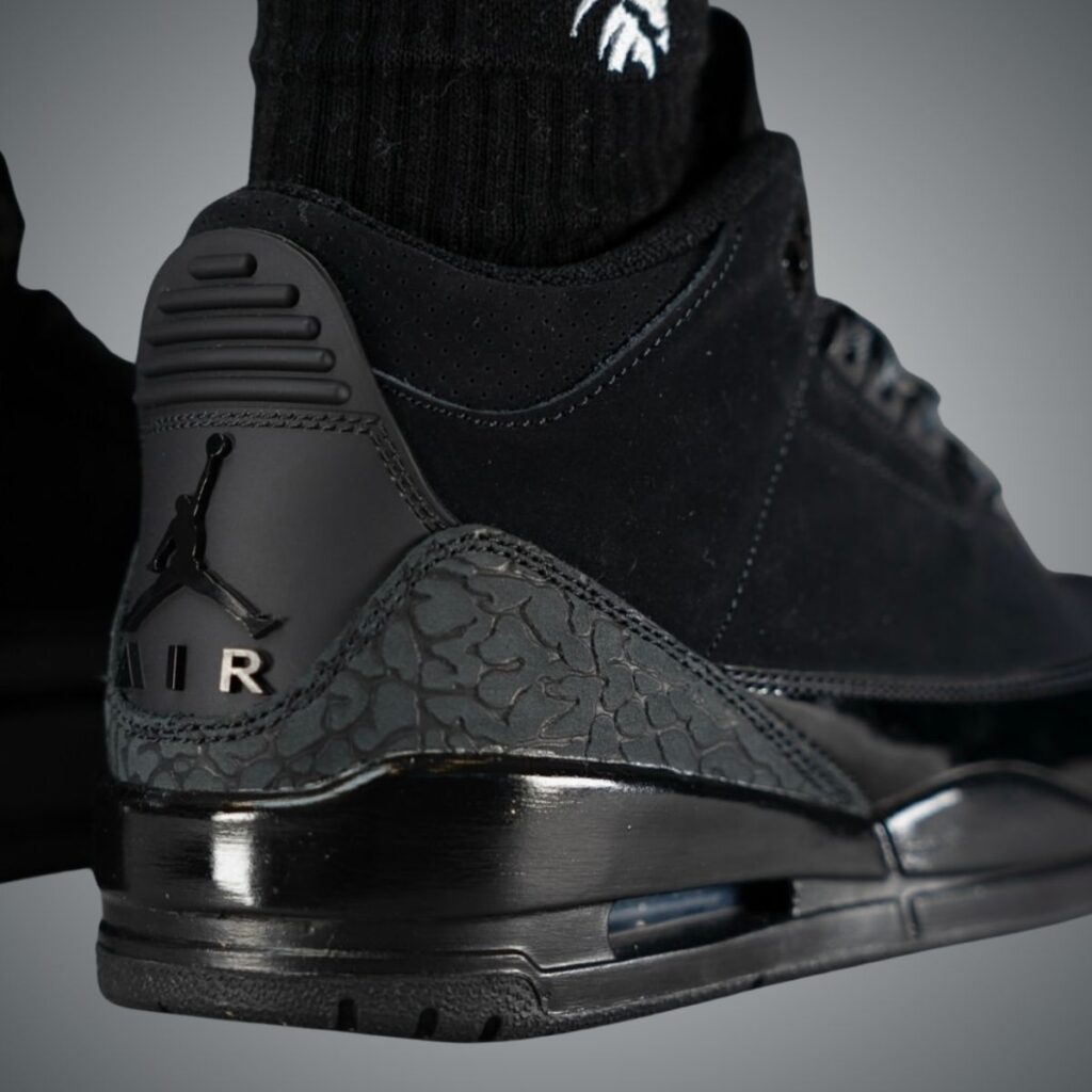 Air Jordan 3 Black Cat 2025 CT8532-001 On-Feet