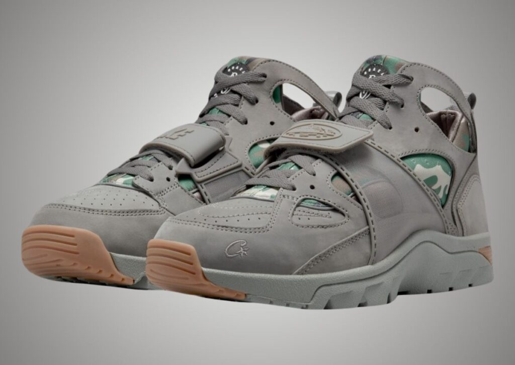 Corteiz Nike Air Trainer Huarache Gully Grey FQ8793-001