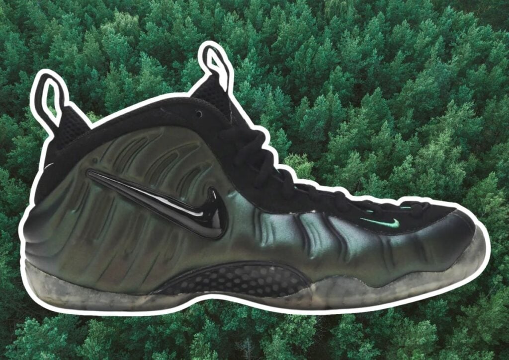 nike air foamposite pro pine green 2025 1024x725