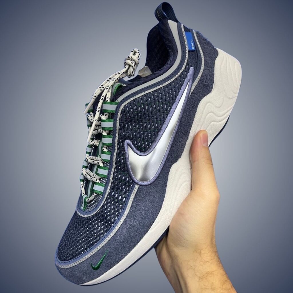 Undefeated x Nike Air Zoom Spiridon Thunder Blue HV4847 400 SneakerFiles