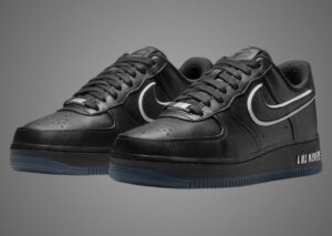 A Ma Maniere x nike air force 1 shell black dark grey Low “Black” FLYLEATHERs Spring 2025