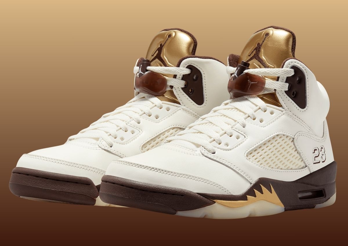 Air Jordan 5 Earth Metallic Gold DD9336 200 SneakerFiles