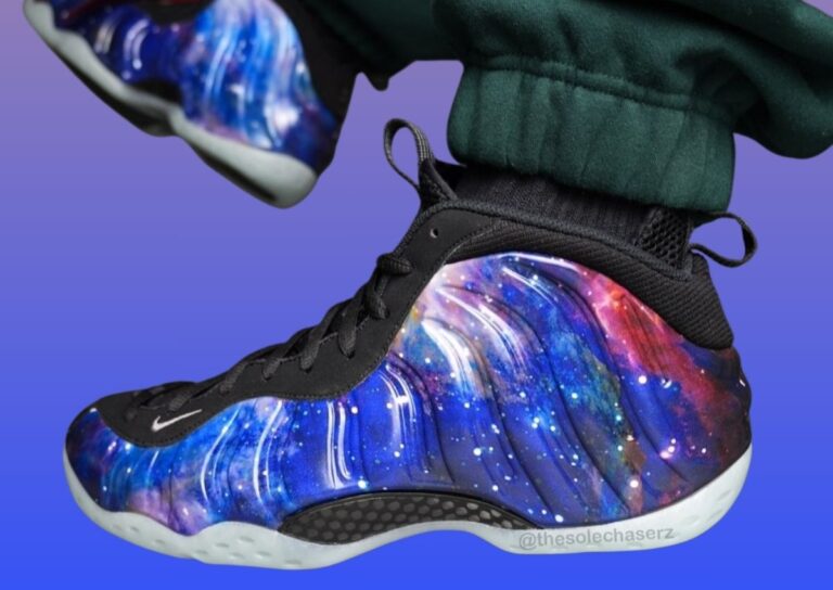 galaxy nike foamposite one 2025 on foot 768x544