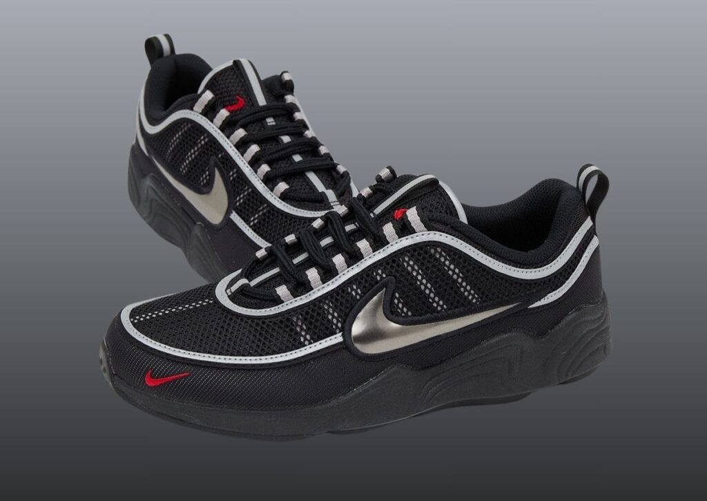 Nike Air Zoom Spiridon Black Metallic Silver HF9117-002