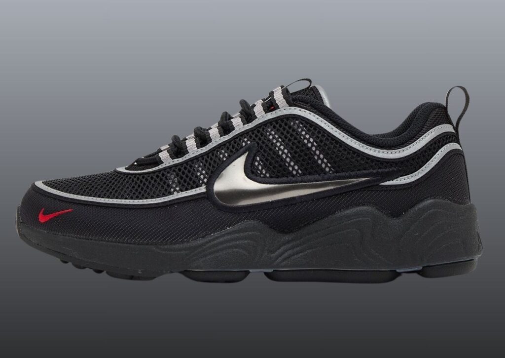 nike kobe Air Zoom Spiridon Black Metallic Silver HF9117-002