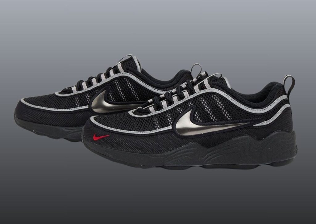 Nike Air Zoom Spiridon Black Metallic Silver HF9117-002