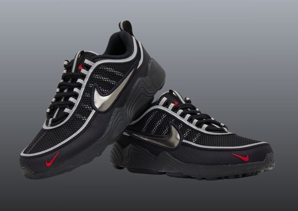 Nike Air Zoom Spiridon Black Metallic Silver HF9117-002