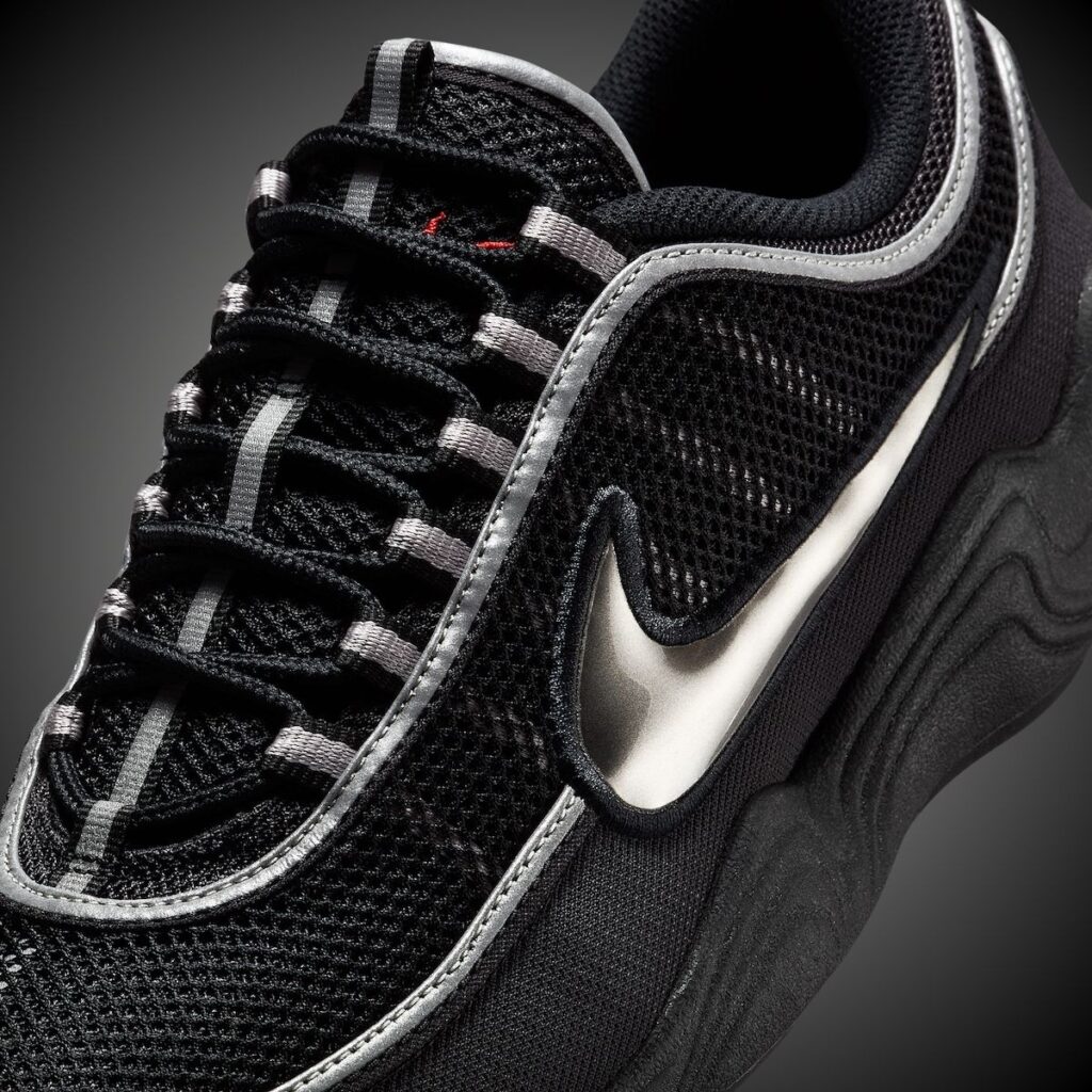 Nike Air Zoom Spiridon Black Metallic Silver HF9117-002 Release Info