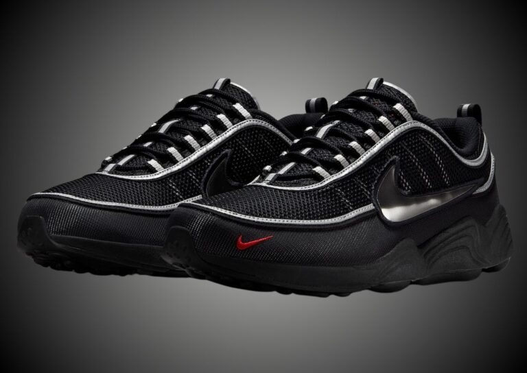 nike air zoom spiridon black metallic silver HF9117 002 release info 768x544