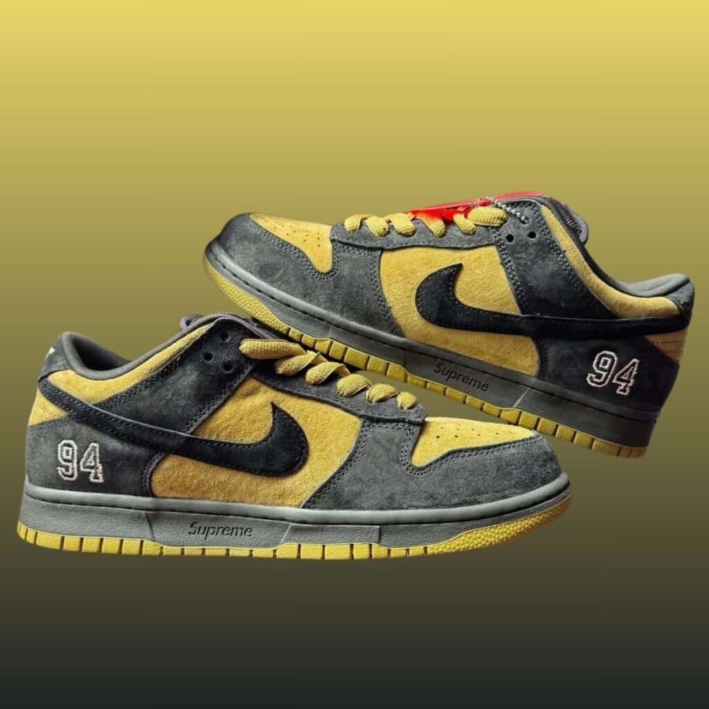 Supreme Nike SB Dunk Low Camper Green HQ8487-300