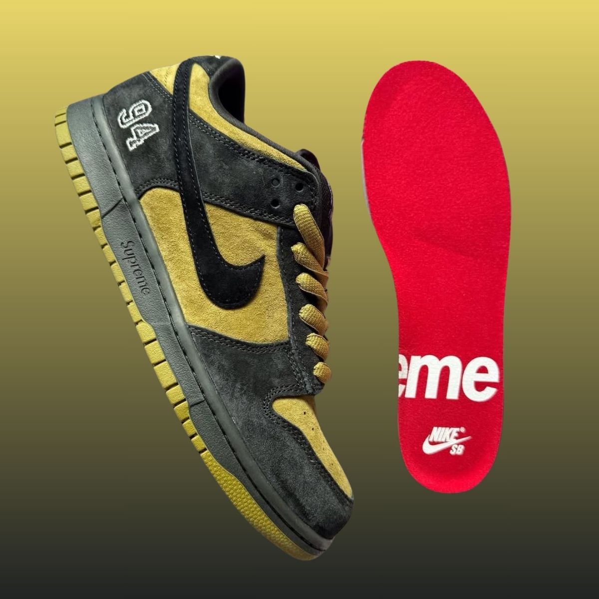 Supreme x Nike SB Dunk Low “Camper Green” Releases May 2025 Sneakers