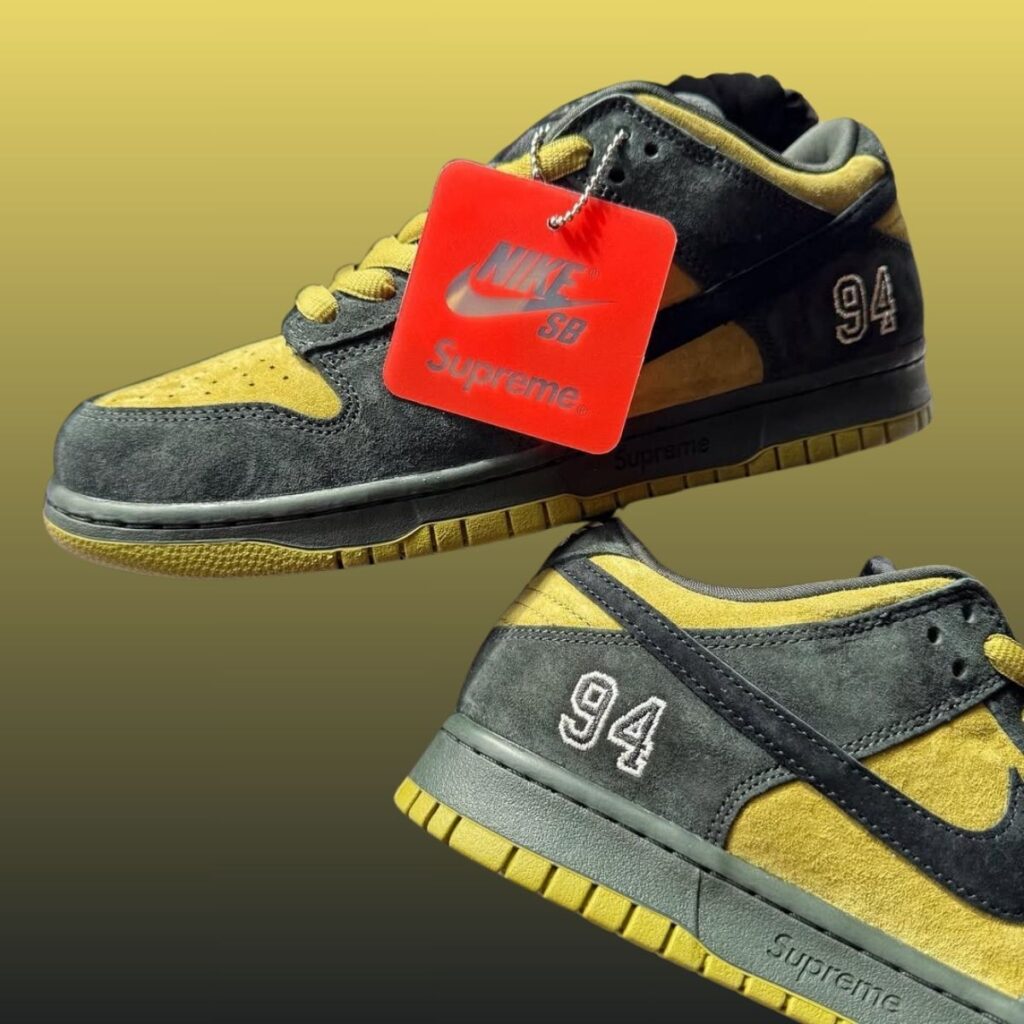 Supreme Nike SB Dunk Low Camper Green HQ8487-300