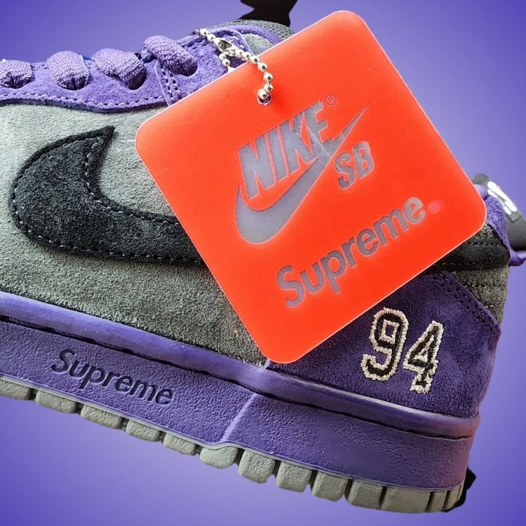 Supreme Nike SB Dunk Low Ink HQ8487-500 2025