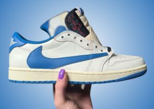 Travis Scott x Fragment x Air Jordan 1 Low OG “Military Blue” Releases September 2025