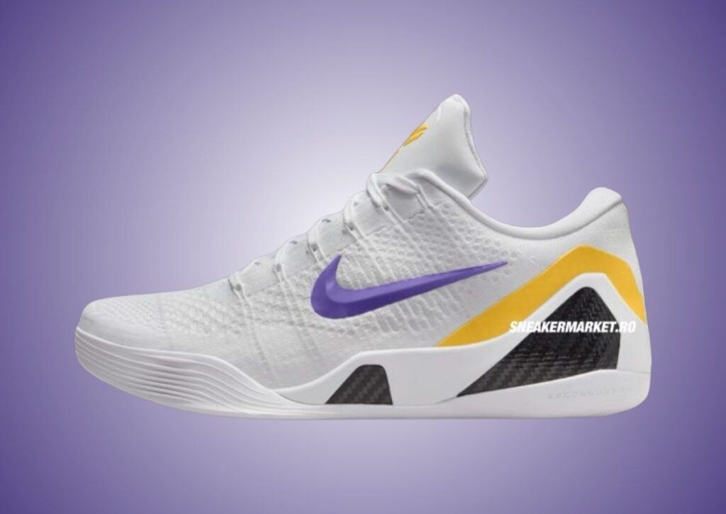 Nike Kobe 9 Elite Low Protro Team Bank White Purple IH1401-100