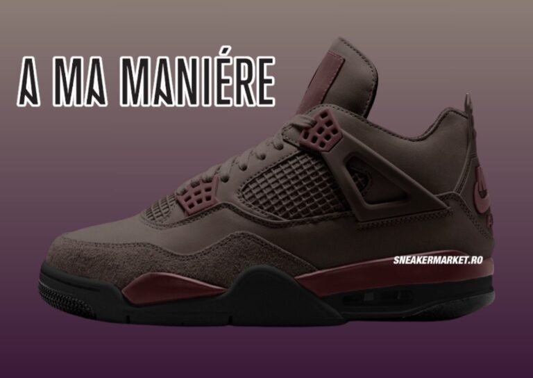 A Ma Maniere Air Smoke jordan 4 Dark Mocha IF3102-200 2025