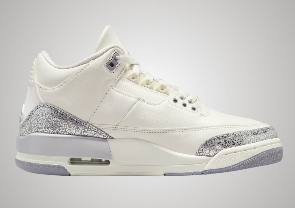 Air Jordan 3 Sail Metallic Silver CK9246-100 Release Info