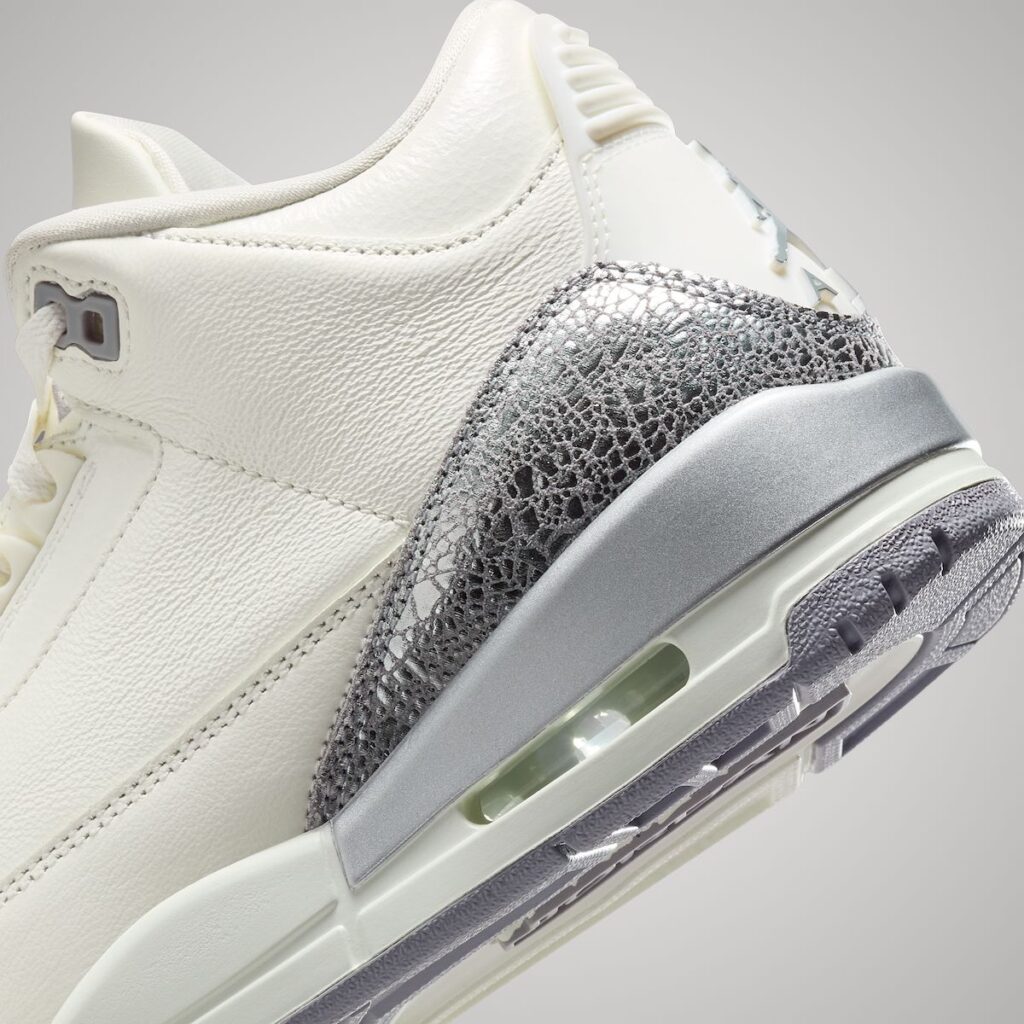 Air Jordan 3 Sail Metallic Silver CK9246-100 Release Info