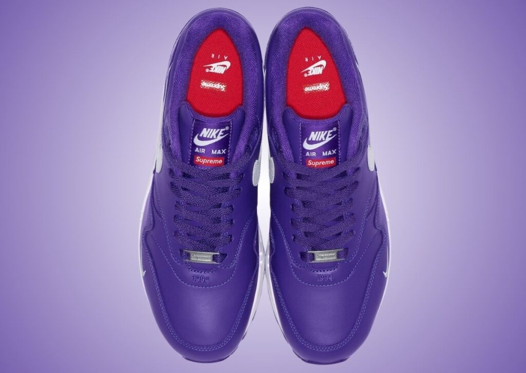 Supreme Nike Air Max 1 Varsity Purple HF8813-500