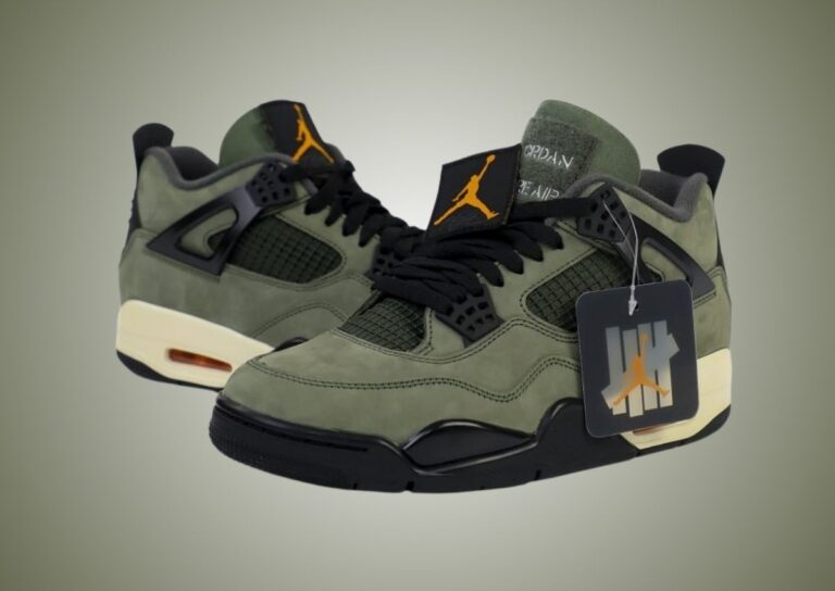 Undefeated Air Jordan 4 2025 Deep Green Clementine IB1519-200