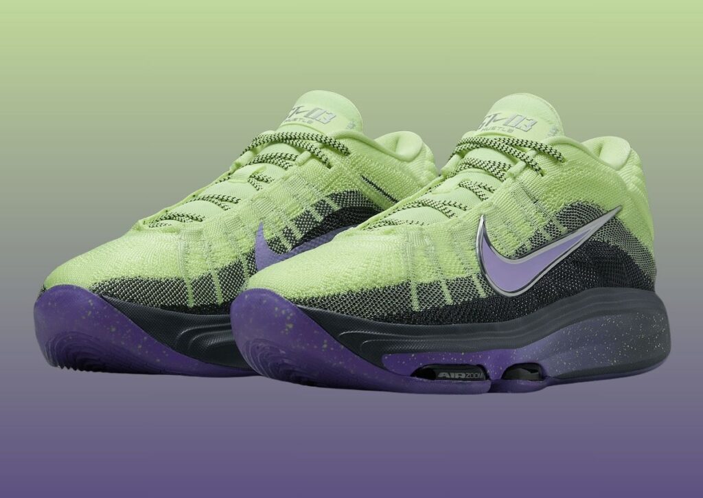 Victor Wembanyama Nike GT Hustle 3 Barely Volt Purple Agate FV5953-700